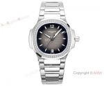 Swiss Cal.324 SC Patek Philippe Lady-Nautilus Watch Stainless steel Diamond bezel